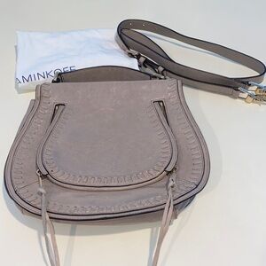 Rebecca Minkoff Grey/Taupe Leather Shoulder Bag